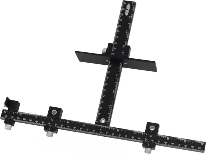 Actual product image Kreg KHI-XLPULL Furniture handle drilling template Pro 41 - 310 mm for bow handles and knob handles