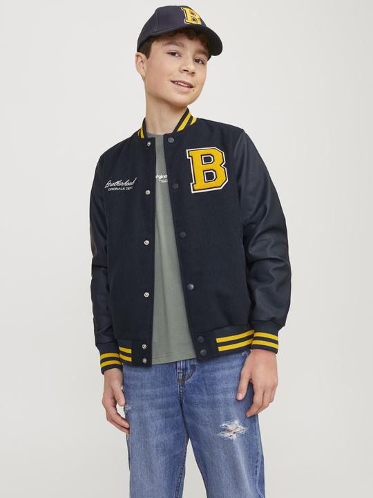 Actual product image Jack & Jones Boys Wool Mix Bomber Jacket (176)