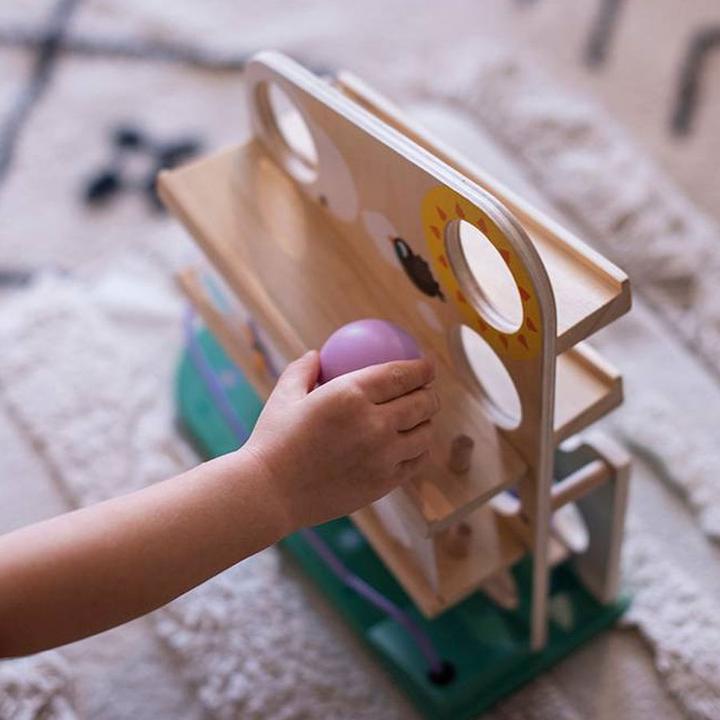 Produktbild Activity Board Motorikspielzeug, Kugelbahn, Spielzeug, Geschenk für Kinder, Holzspielzeug für Kinder - Raupe