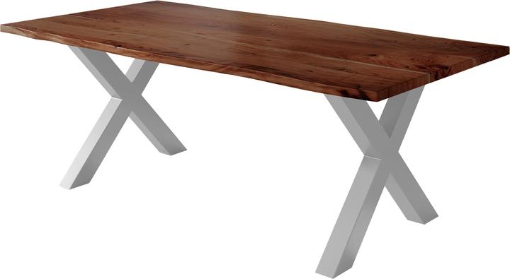 Actual product image SAM NICK Baumkante massiv Akazie (220 x 100 x 77 cm)