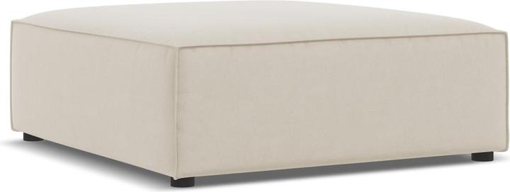 Actual product image Micadoni Velvet Pouf, "Jodie", 1 Seat, 102x80x40Made in Europe (Cushioned stools)