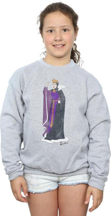 Actual product image Disney Girls Snow White Classic Evil Queen Grimhilde Sweatshirt (140, 146)