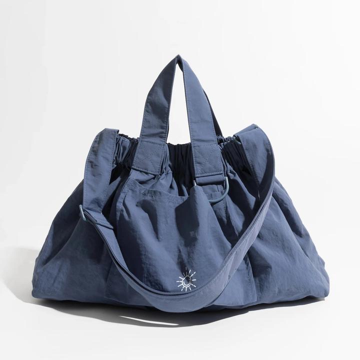 Image du produit Only-Bags.Store Nylon couleur solide Sac à bandoulière Simple petit sac à main Hobo Stylish Nylon léger Tote