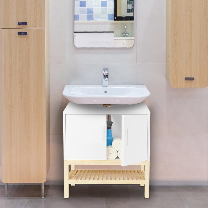 Actual product image Relaxdays Waschbeckenunterschrank (60 x 33 x 60.5 cm)