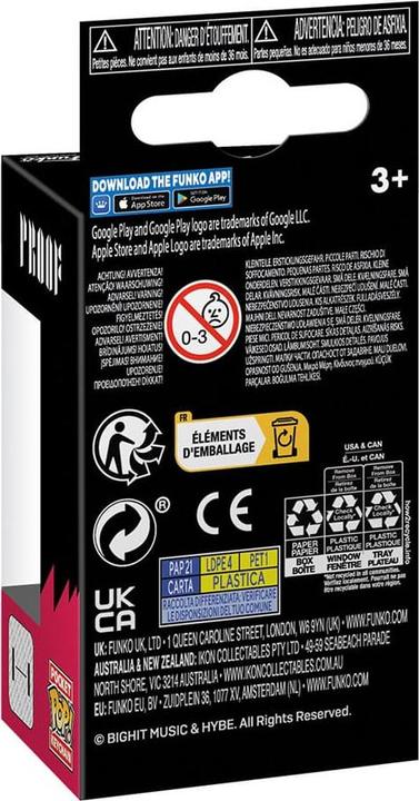 Image du produit Funko BTS POP! porte-clés vinyle 4 cm Jung Kook Display (12)