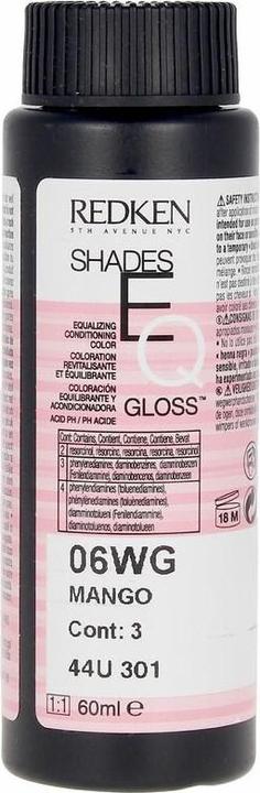 Actual product image Redken SHADES EQ #06WG-mango 60 ml (Mango (06WG))