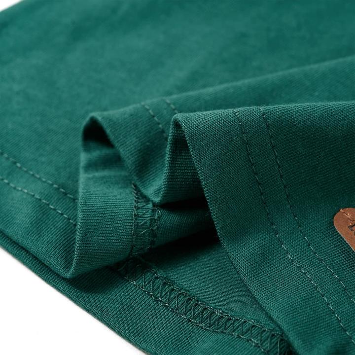 Produktbild VidaXL Kinder-Langarmshirt Grün 92,Material: 100 % Baumwolle,Farbe (92)