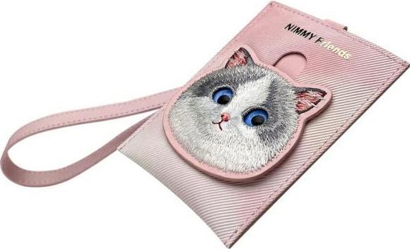 Image du produit iLike Nimmy card wallet pink Big Eyed Pet 2.0 Cat