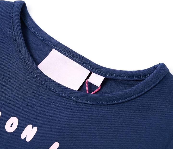 Produktbild VidaXL Kinder-T-Shirt Marineblau 92,Material: 95 % Baumwolle. 5 (92)
