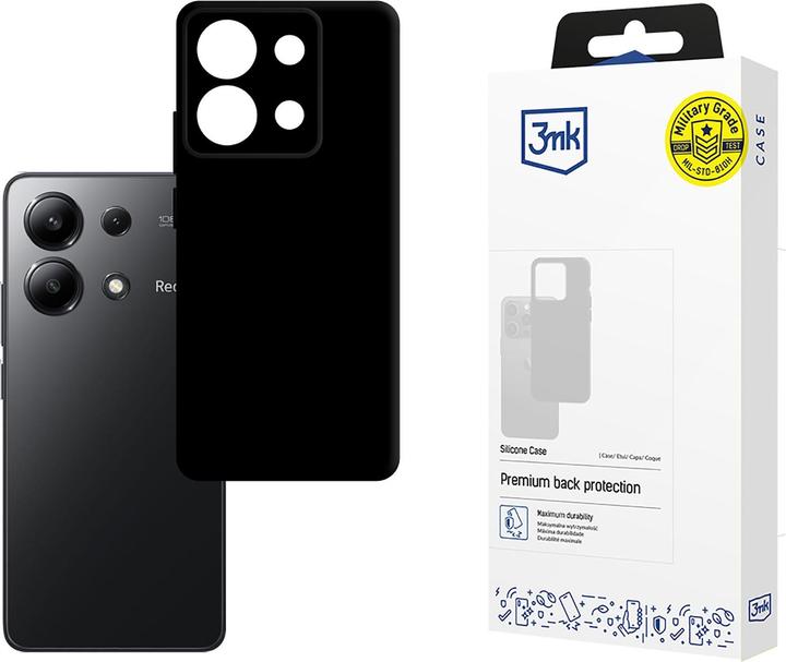 Produktbild 3MK Silicone Case for Xiaomi Redmi Note 13 4G - black (Xiaomi Redmi Note 13 4G)