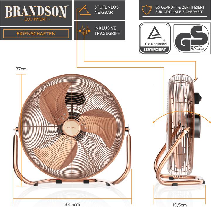 Immagine prodotto Brandson Macchina del vento (76 dB)