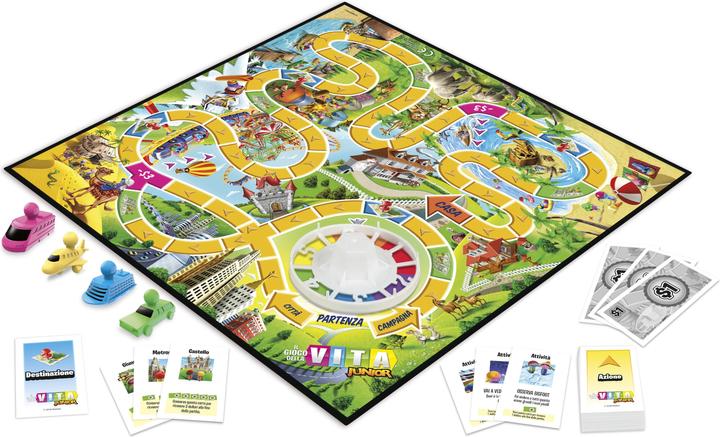 Immagine prodotto Hasbro Gaming Il Gioco della Vita Junior,i versione italiana, tedesco: 671-00-654 (Italiano)