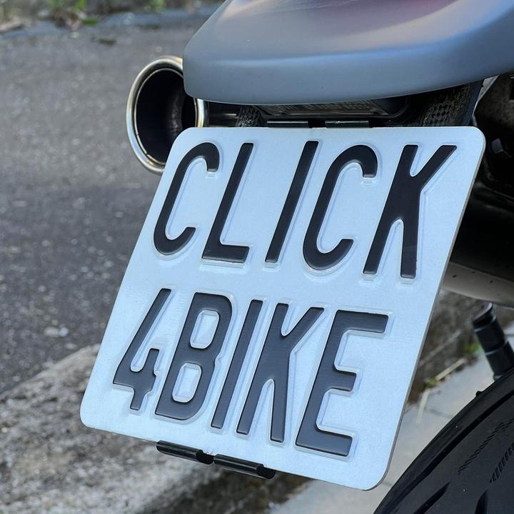 Actual product image 21cars Click4Bike number plate holder motorbike/scooter (Rear, Portrait format)