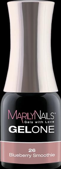 Produktbild Marily Nails GELONE – 26 Blueberry Smoothy (Blueberry Smoothy, Gel-Effekt Nagellack)