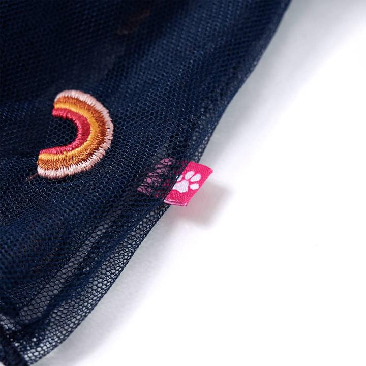 Immagine prodotto VidaXL Gonna per bambini con tulle blu navy 140,Materiale esterno: 100 (140)
