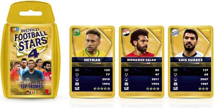 Produktbild Unique Top Trumps Weltfussball Stars 4 (Italienisch, Französisch, Deutsch)