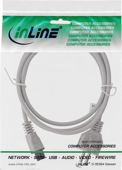 Productafbeelding InLine Stroomkabel voor notebook (0.50 m)