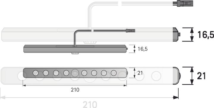 Image du produit Halemeier Lampes à LED en saillie LuckyLine 12 V