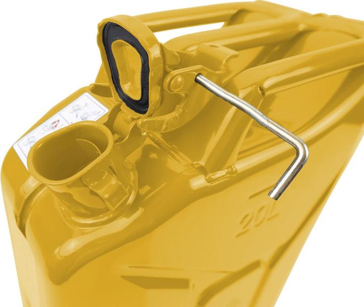 Produktbild Dönges Stahlblech-Benzinkanister, 20 l, gelb