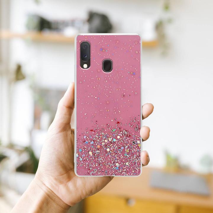 Produktbild Cadorabo TPU Cover funkelnder Glitter (Samsung Galaxy A20e, Samsung Galaxy A10e)