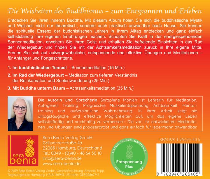 Produktbild Perlen der Weisheit – Buddhistische Mystik & Buddhistische Meditation (CD) (Deutsch, Seraphine Monien, Sera Benia Verlag GmbH, 2019)