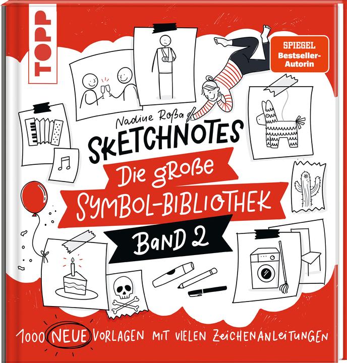 Actual product image Sketchnotes. Die grosse Symbol-Bibliothek. Band 2. Von der SPIEGEL-Bestsel (German, Nadine Rossa, 2022)