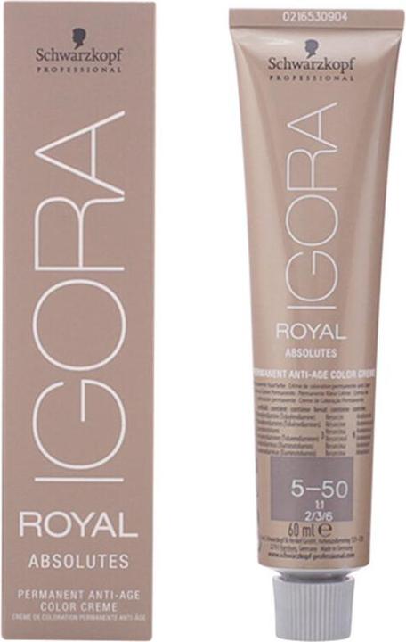 Produktbild Schwarzkopf Professional Igora Royal Absolutes Age Blend (5-50 Hellbraun Gold Natur)