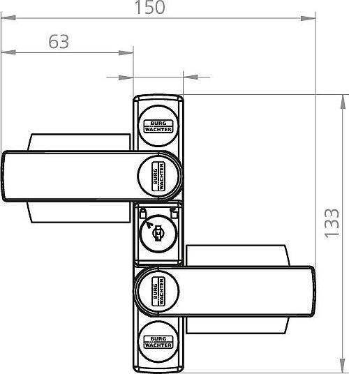 Actual product image Burg Wächter Window locking devices Winsafe WS 22