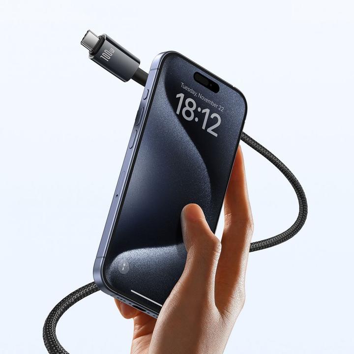 Image du produit Baseus Tungsten Gold Câble USB-C 3.2 / USB-C 3.2 100W 4K 60Hz 1.5m - noir (1.50 m, USB 3.2)