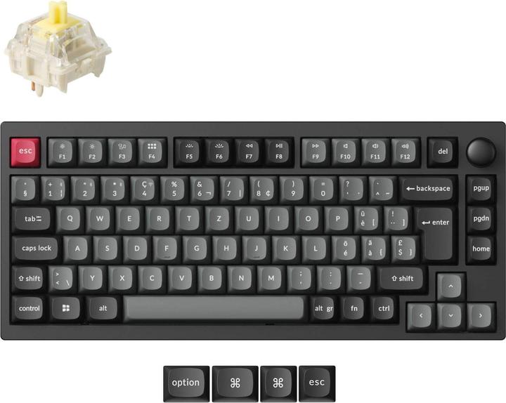 Actual product image Keychron Lemokey P1 Pro (CH, Wireless, Cable)