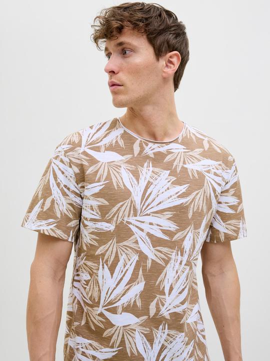 Actual product image Jack & Jones Jjebryan Aop Tee S/S O-Neck Sn (L)