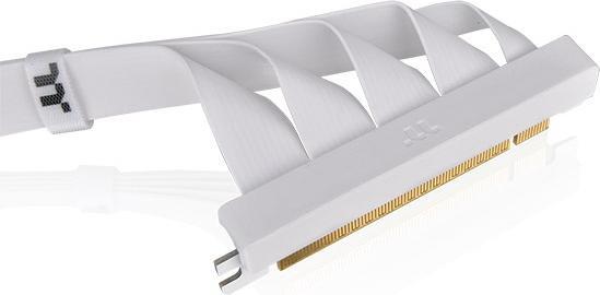 Produktbild Thermaltake TT PCI-E 4.0 Dual 90 Degree Riser Cable 40cm white