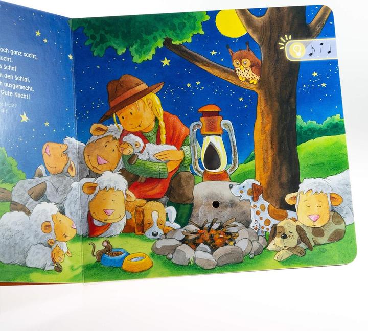 Produktbild Hör mal (Soundbuch): Mach mit - Pust aus: Gute Nacht, ihr kleinen Tiere (Deutsch, Kerstin M. Schuld, 2020)