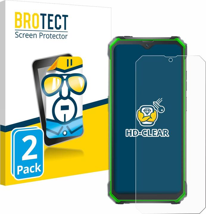 Produktbild BROTECT Schutzfolie Displayschutz Klar (2 Stück, Blackview BV7100)