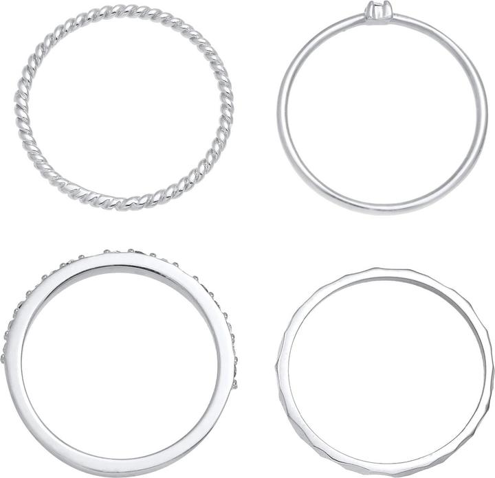 Produktbild Elli Kristall Ring, Ring Set (52, 925 Silber)
