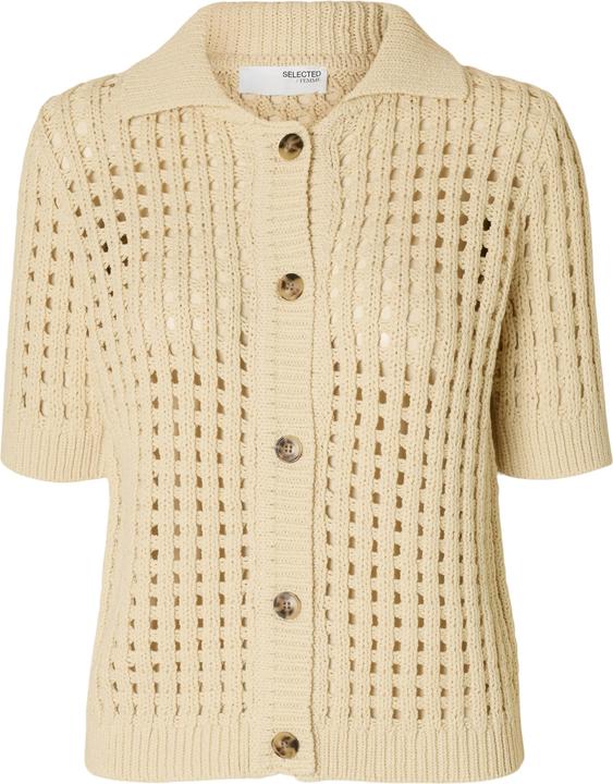 Selected Femme Häkel-Look Strickjacke