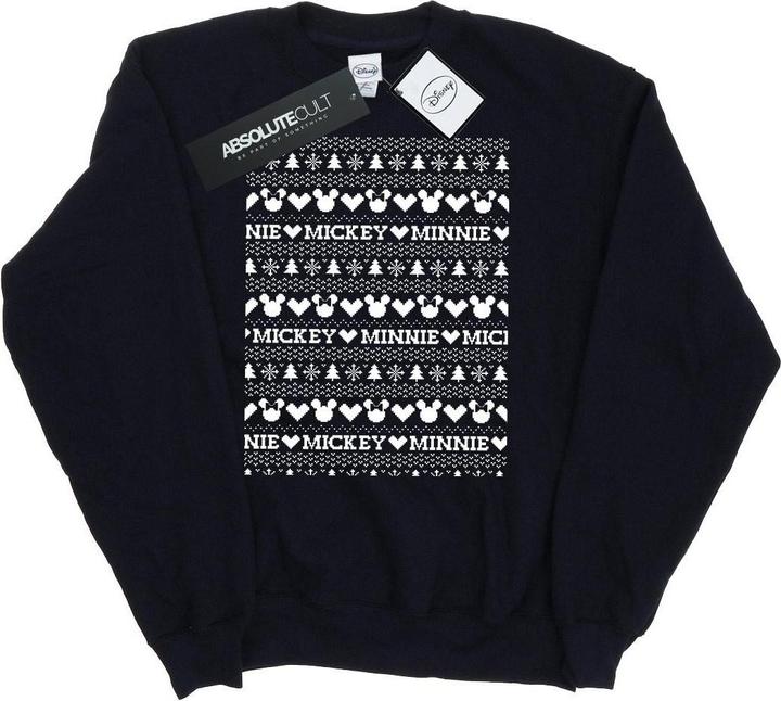 Immagine prodotto Disney Mickey And Minnie Christmas Fair Isle Felpa Donna (S)