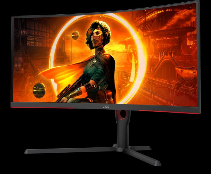 Actual product image AOC CU34G3S/BK (3440 x 1440 pixels, 34")