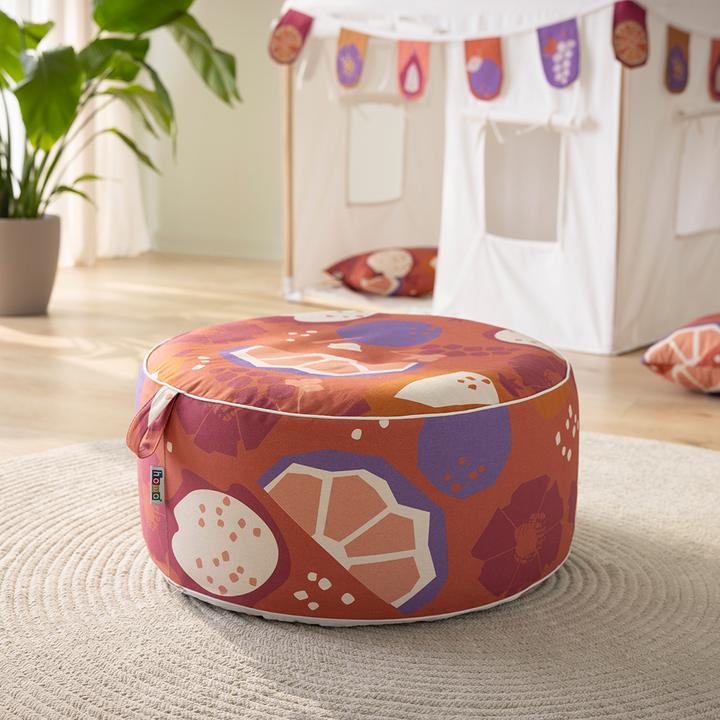 Actual product image Howa Seat cushion, inflatable stool "colourful red" 55cm 8710 (55 x 25 cm)