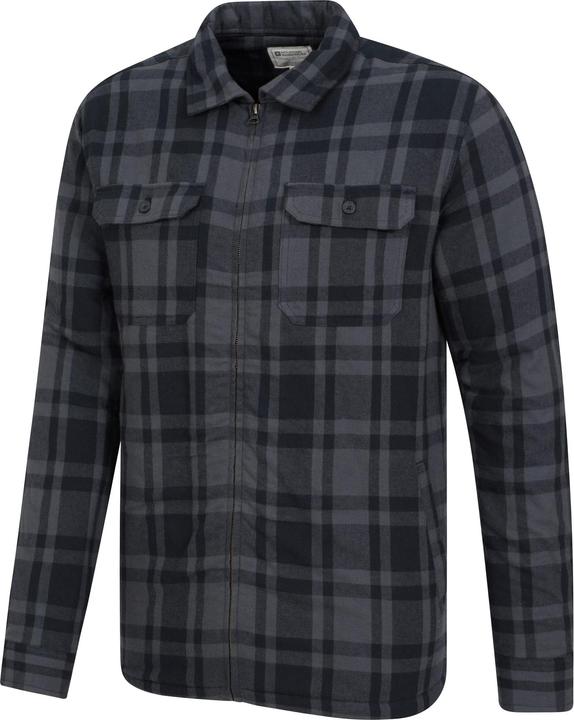 Actual product image Mountain Warehouse Mens Stream II Flannel Lined Shirt (XXL)