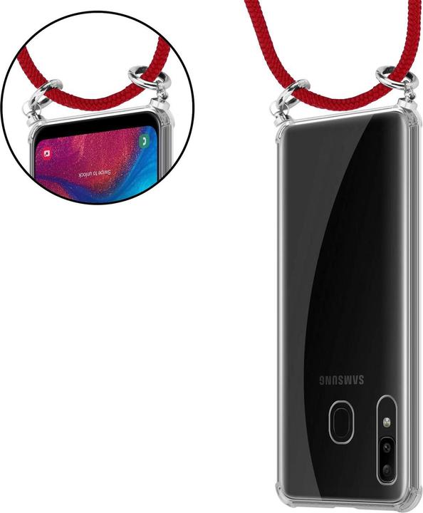Produktbild Cadorabo TPU Handy Kette SILBER Cover