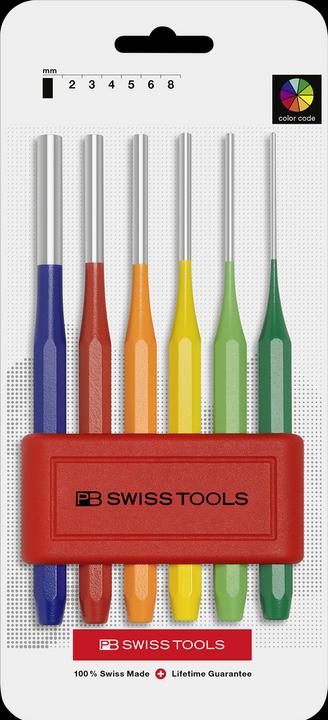 Actual product image PB Swiss Tools Pin punch set