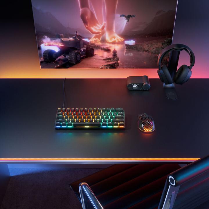 Produktbild SteelSeries Apex Pro Gen 3 Mini (schwarz, DE-Layout, OmniPoint 3.0) (DE, Kabelgebunden)