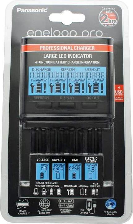 Image du produit Panasonic Eneloop Pro BQ-CC65 (1 pcs, Chargeurs sans batterie)