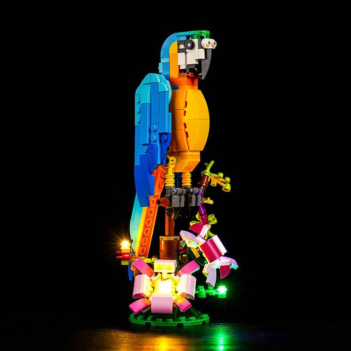Produktbild BrickBling LED Licht Set für LEGO Exotischer Papagei (31136)