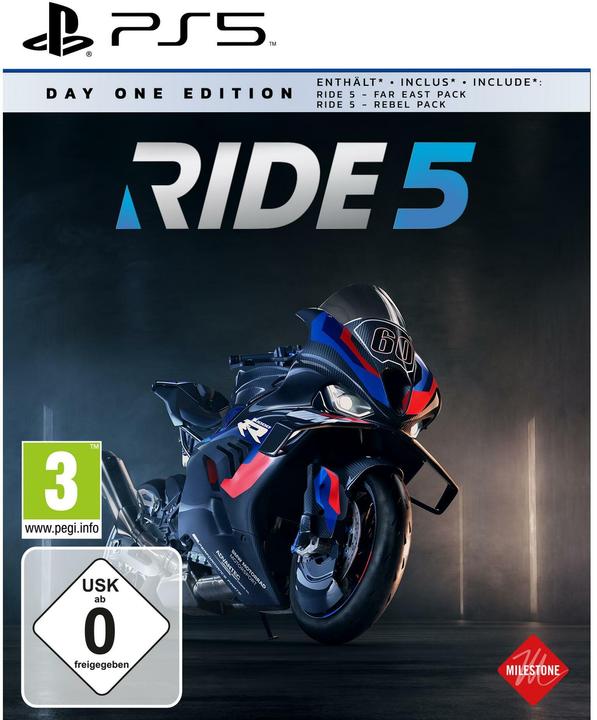 Milestone RIDE 5 Edizione del primo giorno (PS5, DE)