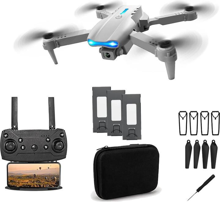 Extralink E99 Pro Drohne | Drohne + 3 Batterien + Taschenset | 1800mAh