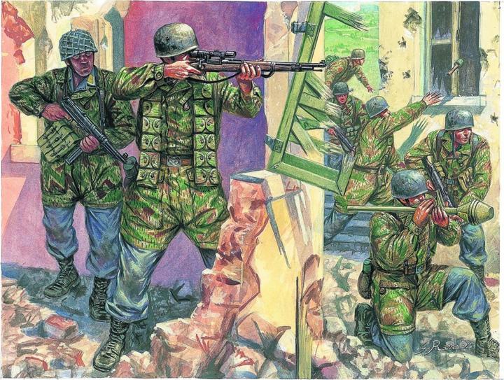 Produktbild Italeri 2nd WW Germ. paratroopers