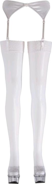 Image du produit Cottelli Collection Bas jarretelles blanc (S)