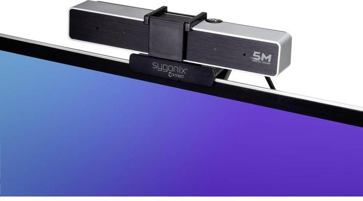 Produktbild Sygonix Connect 2K Webcam mit Stereomikrofon (5 Mpx)